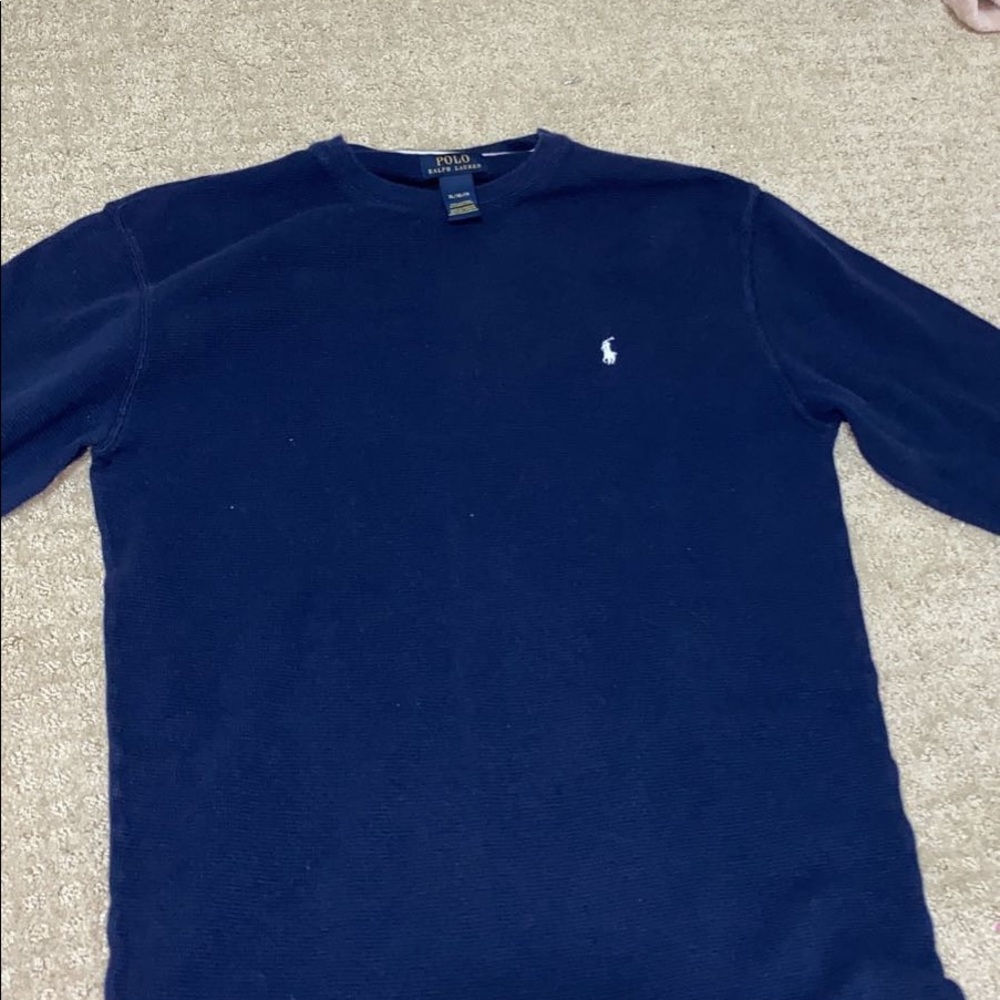 Blue Polo Sweatshirt
